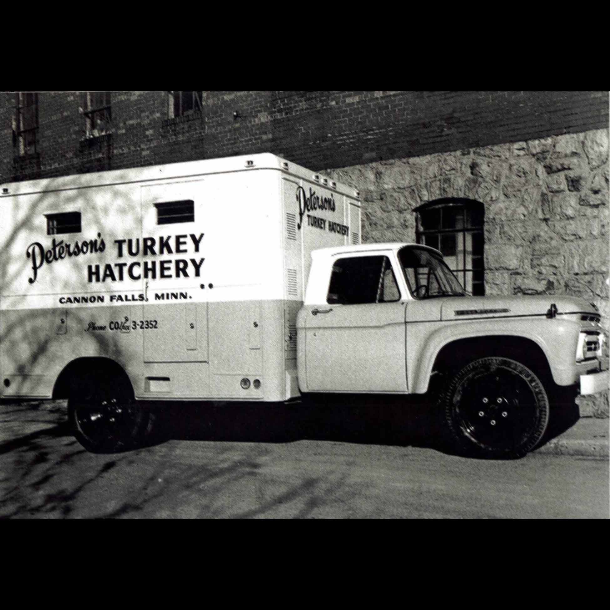 The Peterson Farm's original turkey truck