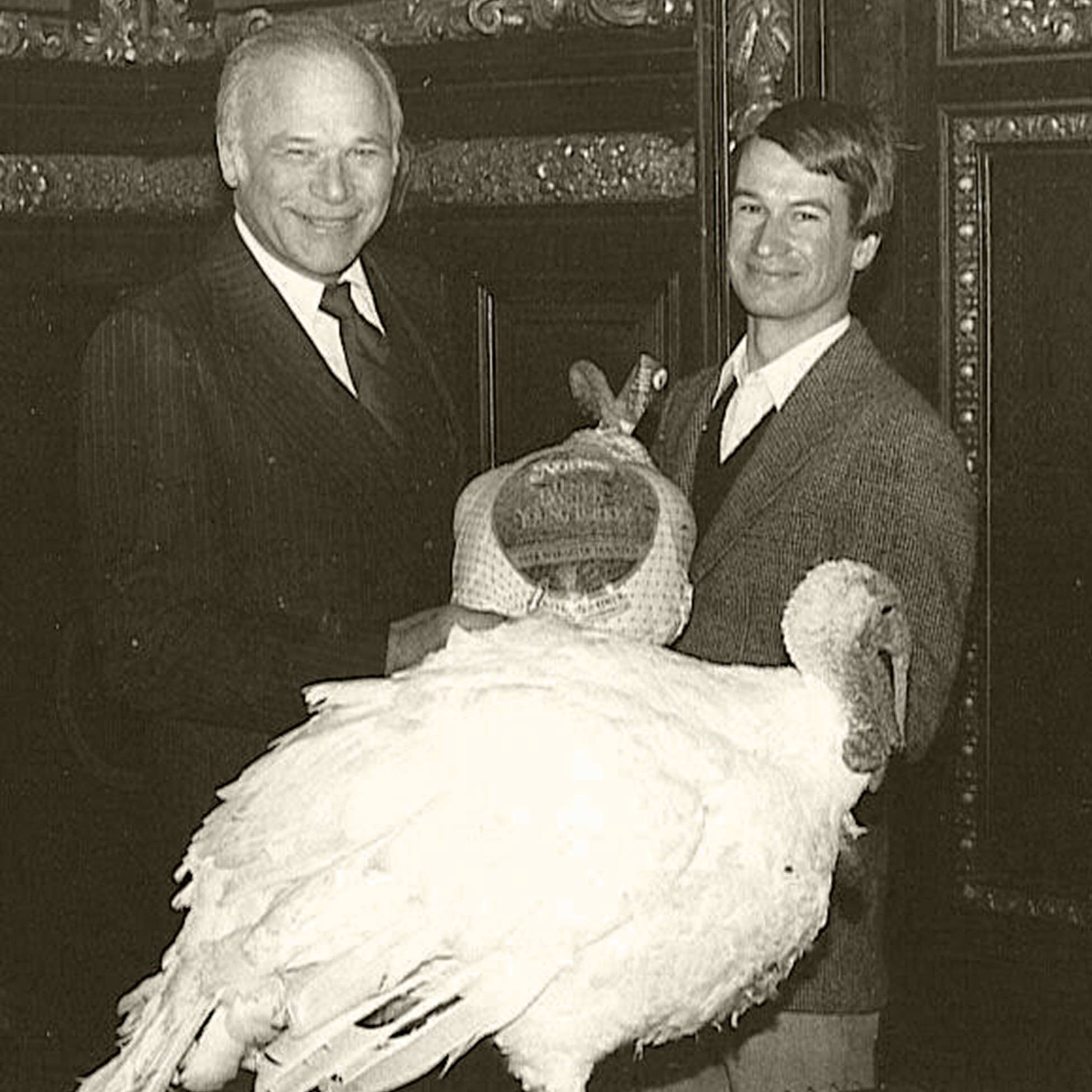 Dick Peterson and Governor Quie