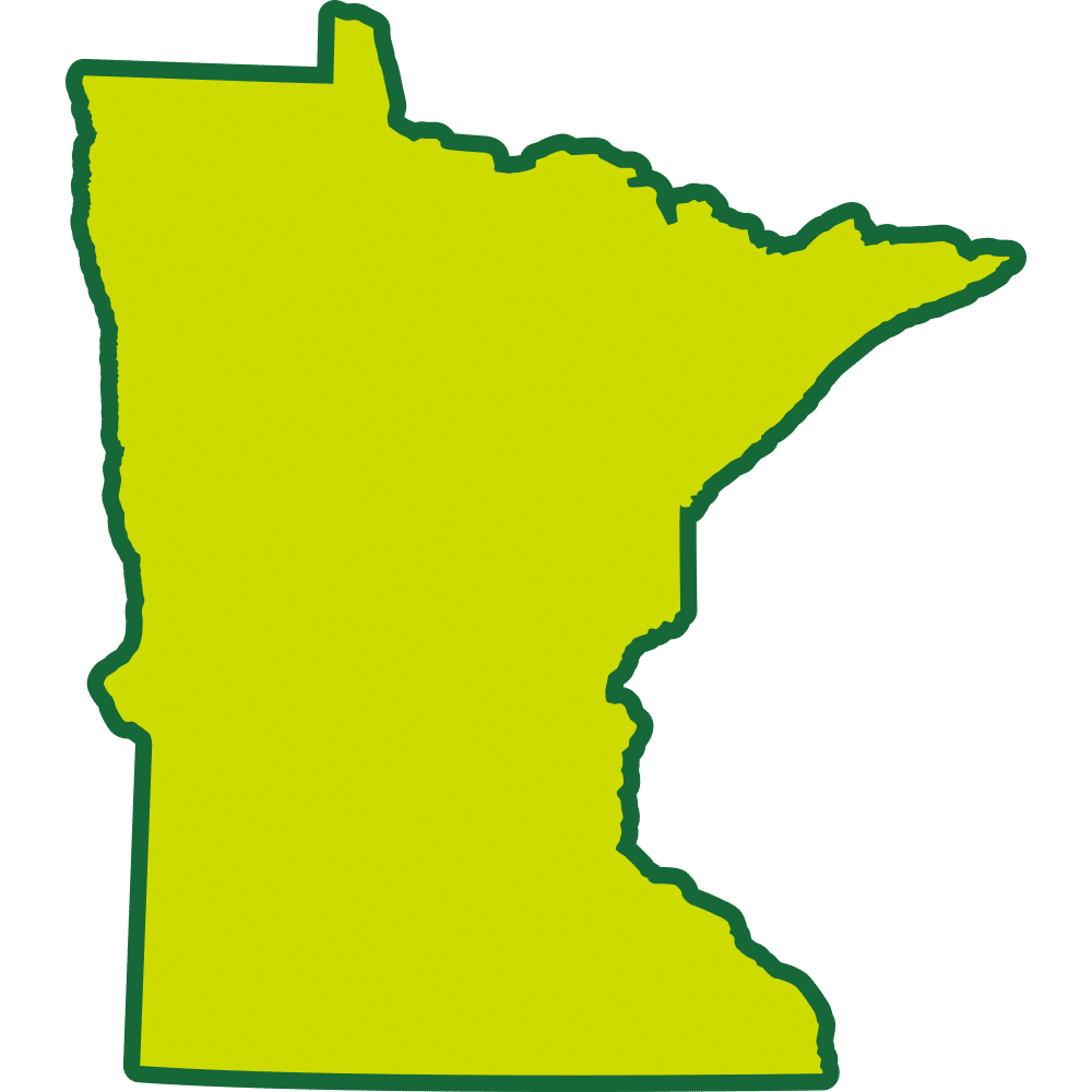 An icon of the state of Minnesota