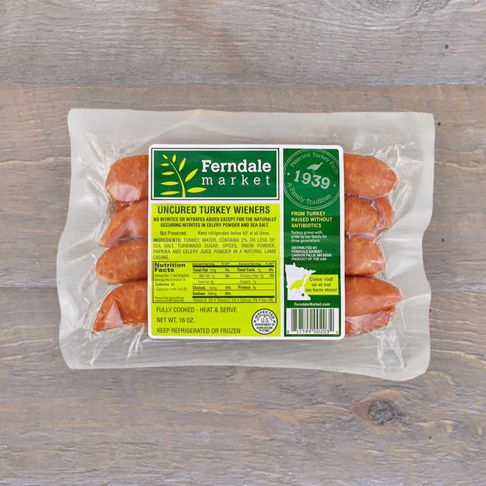 Uncured Turkey Wieners | Ferndale Market