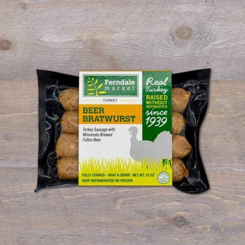 Turkey Beer Bratwurst - Free Range Turkey
