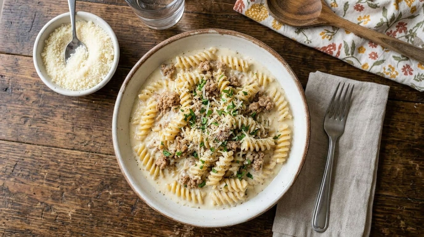 Bowl of Turkey Alfrado
